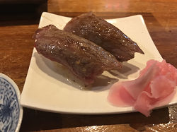 石垣牛の寿司