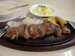 沖縄のステーキ
